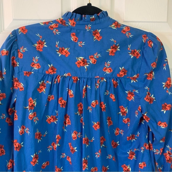 Zara Blue Floral Emma Dress, size M - Picture 5 of 8